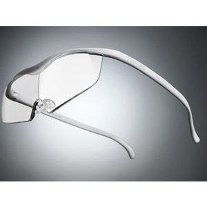 Hazuki F037989 ハズキルーペ ラージ クリアレンズ1.32倍 白