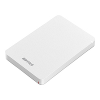 BUFFALO USB3．1(Gen．1)対応 耐衝撃ポータブルハードディスク(1TB) ホワイト HD-PGF1.0U3-WHA