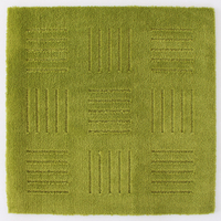 オカ キッチンマット 60×60cm 1枚 ピタプラス ブリック グリーン ﾋﾟﾀﾌﾟﾗｽ6060G
