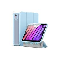 ESR iPad mini(第6世代)用2WAYフリップ付耐衝撃ケース Frosted Blue ES22022FBL