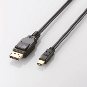 エレコム DisplayPortケーブル(1.0m) ブラック CAC-DPM1210BK エレコム DisplayPortケーブル(1.0m) ブラック CAC-DPM1210BK