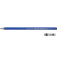 三菱鉛筆 色鉛筆 K880 単色 あお 12本 あお1ダース(12本) F937801-K880.33