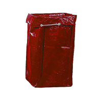 リネンカート(Z型)交換用リネンバッグ レッド FC81776-0-7127-13