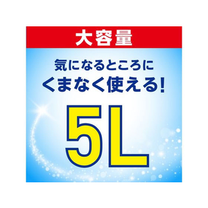 アース製薬 らくハピ アルコール除菌EX つめかえ大容量 5L×3本 FC513SN-イメージ3
