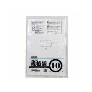 紺屋商事 LD03 規格袋 10号 100枚 FCE140U-00722010-イメージ1