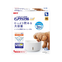 ジェックス ピュアクリスタル ウェル 1.5L 犬用 ホワイト FCJ911J
