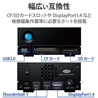 LACIE STHS10000800 外付けHDD(10TB) 1big Dock ブラック|エディオン