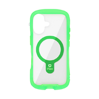 Ｈａｍｅｅ iPhone 16用MAGSYNQ強化ガラスクリアケース I FACE REFLECTIONNEO クリアグリーン 41-980231