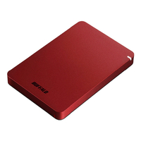 BUFFALO USB3．1(Gen．1)対応 耐衝撃ポータブルハードディスク(1TB) レッド HD-PGF1.0U3-RDA