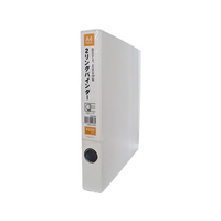 ハピラ PP貼Dリングファイル ホワイト FCD854W-RGFD8WH