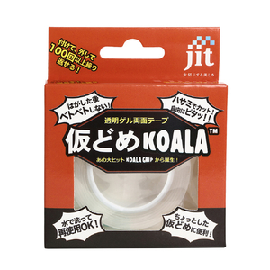 JIT 透明ゲル両面テープ 仮どめコアラ 1mm厚 JK-02-イメージ1