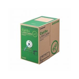エレコム EU RoHS指令準拠 LANケーブル(Cat5e 単線) LD-CT2/BU300/RS-イメージ1