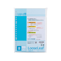 ナカバヤシ スイング・ロジカルルーズリーフ A5 B罫 20穴 100枚 FCG008Z-LL-A501-B