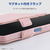 エレコム AQUOS wish6用 手帳型ケース 極限 磁石付 耐衝撃 ハンドストラップ付 ペールピンク PM-S261PLFY4KPN-イメージ8