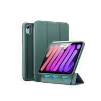 ESR iPad mini(第6世代)用2WAYフリップ付耐衝撃ケース Frosted Green ES22023FGR