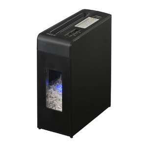 オーム電機 クロスカットシュレッダー 黒 SHR-X511D-イメージ1
