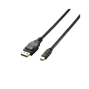 エレコム DisplayPortケーブル(1.5m) ブラック CAC-DPM1215BK エレコム DisplayPortケーブル(1.5m) ブラック CAC-DPM1215BK