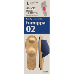 アルファックス ふみっぱ02アイLネイビー ネイビー ﾌﾐﾂﾊﾟ02ｱｲLﾈｲﾋﾞ--イメージ2