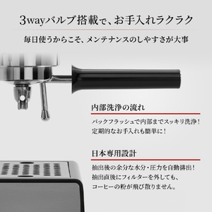 GAGGIA セミオートエスプレッソマシン クラシックエボプロ ステンレス SIN035R-SS-イメージ10