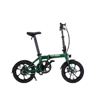 ERWAY 16型折りたたみ電動アシスト自転車 グリーン ERWAY-A01LITE-GR