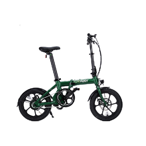 ERWAY 16型折りたたみ電動アシスト自転車 グリーン ERWAY-A01LITE-GR-イメージ1