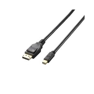 エレコム DisplayPortケーブル(2．0m) ブラック CAC-DPM1220BK-イメージ1