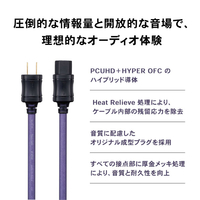 オーディオテクニカ AT-AC500/1.3 パワーケーブル(1．3m) FLUAT