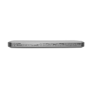 ラスタバナナ TYPE-C1ポート ZEROSAFE 薄型マグネット付ワイヤレス モバイルバッテリー 5000MAH シルバー RLI050WCC15W02SV-イメージ2