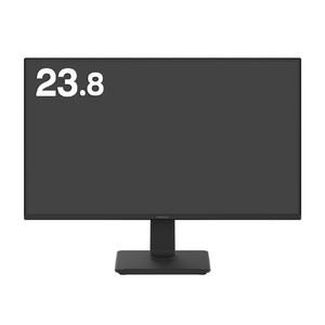 グリーンハウス 23．8型液晶ディスプレイ ブラック GH-LCW24V-BK-イメージ2