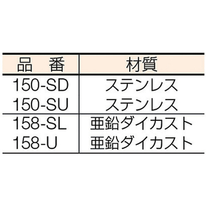 ＨＩＮＡＫＡ スタンダード戸じまりくん シルバー 158-SL-イメージ2