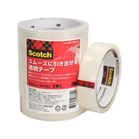 3M スコッチ スムーズに引き出せる透明テープ 幅24mm×長さ35m 5巻 FCF970T-600-3-2435-5P