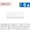 アイリスオーヤマ 「工事代金別」 ルームエアコン 2．2KW 6畳向け ホワイト IHF-2202SC-W-S