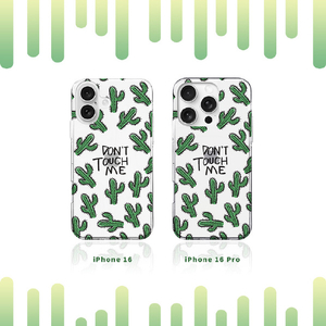AKAN iPhone 16 Pro用ソフトクリアケース トゲトゲフレンズ AK27024I16PR-イメージ3