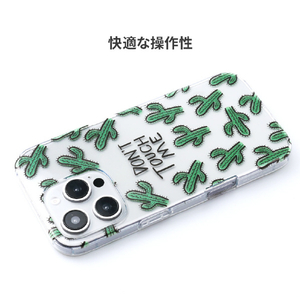 AKAN iPhone 16 Pro用ソフトクリアケース トゲトゲフレンズ AK27024I16PR-イメージ7