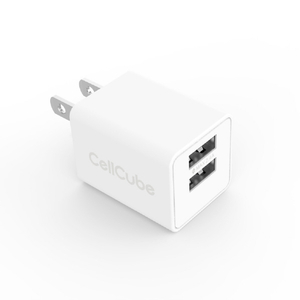 CellCube 折り畳み式プラグAC充電器 ホワイト AC-12WY CellCube 折り畳み式プラグAC充電器 ホワイト AC-12WY