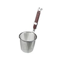 カンダ KD 18-8 ローズ柄 うどんてぼ 平底 FC697PL-041261