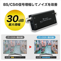 ホーリック ABB-024B アンテナブースター 室内・BS/CS専用 ABS