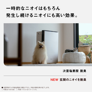 パナソニック 次亜塩素酸 空間除菌脱臭機 ziaino(ジアイーノ) ホワイト F-ML4000B-W-イメージ11