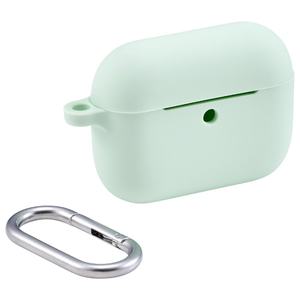 エレコム AirPods Pro 3用シリコンケース グリーン AVA-AP07SCGN-イメージ1