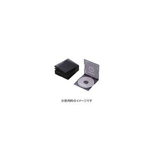 エレコム CD/DVDスリムプラケース/2枚収納/10パック/クリアブラック CCD-JSCSW10CBK エレコム CD/DVDスリムプラケース/2枚収納/10パック/クリアブラック CCD-JSCSW10CBK