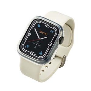 エレコム Apple Watch Series 7 [41mm]用ソフトバンパー クリア AW-21BBPUCR-イメージ2