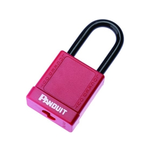 パンドウイットコーポレーション ロックアウト用非電導性パドロック 赤 FC609FU-3621537-イメージ2
