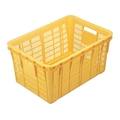 RISU/メッシュコンテナ 129860 プラスケットNo.750-2本体75L 黄 Y FCA747R-8687062