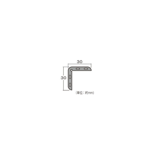 光 Ｌ型プロテクター　テープ付　グレー　３０×３０×９００ｍｍ KLPG-934-イメージ3