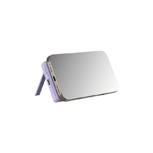 クオリティトラストジャパン Type-C1ポート ワイヤレスマグネット式モバイルバッテリー+C-Cケーブル 5000MAH パープル QTW-0500PU-イメージ2