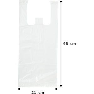 紺屋商事 レジ袋透明東20西35号 100枚 FCE142U-00722420-イメージ6