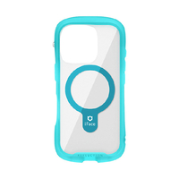 Ｈａｍｅｅ iPhone 16 Pro用MAGSYNQ強化ガラスクリアケース I FACE REFLECTIONNEO クリアブルー 41-980255