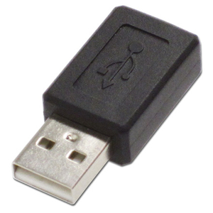 アイネックス USB変換アダプタ Micro-Bメス - Aオス ブラック ADV-117-イメージ2