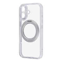 レイ・アウト iPhone 17用ハイブリッドタフケース 精密設計 5H マグネット充電対応 リング付き / クリア RT-P52CC23/CM