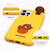 LINE FRIENDS iPhone 12 mini用フィギュア付きカラーソフトケース DRAWING BROWN KCE-CSB027-イメージ10